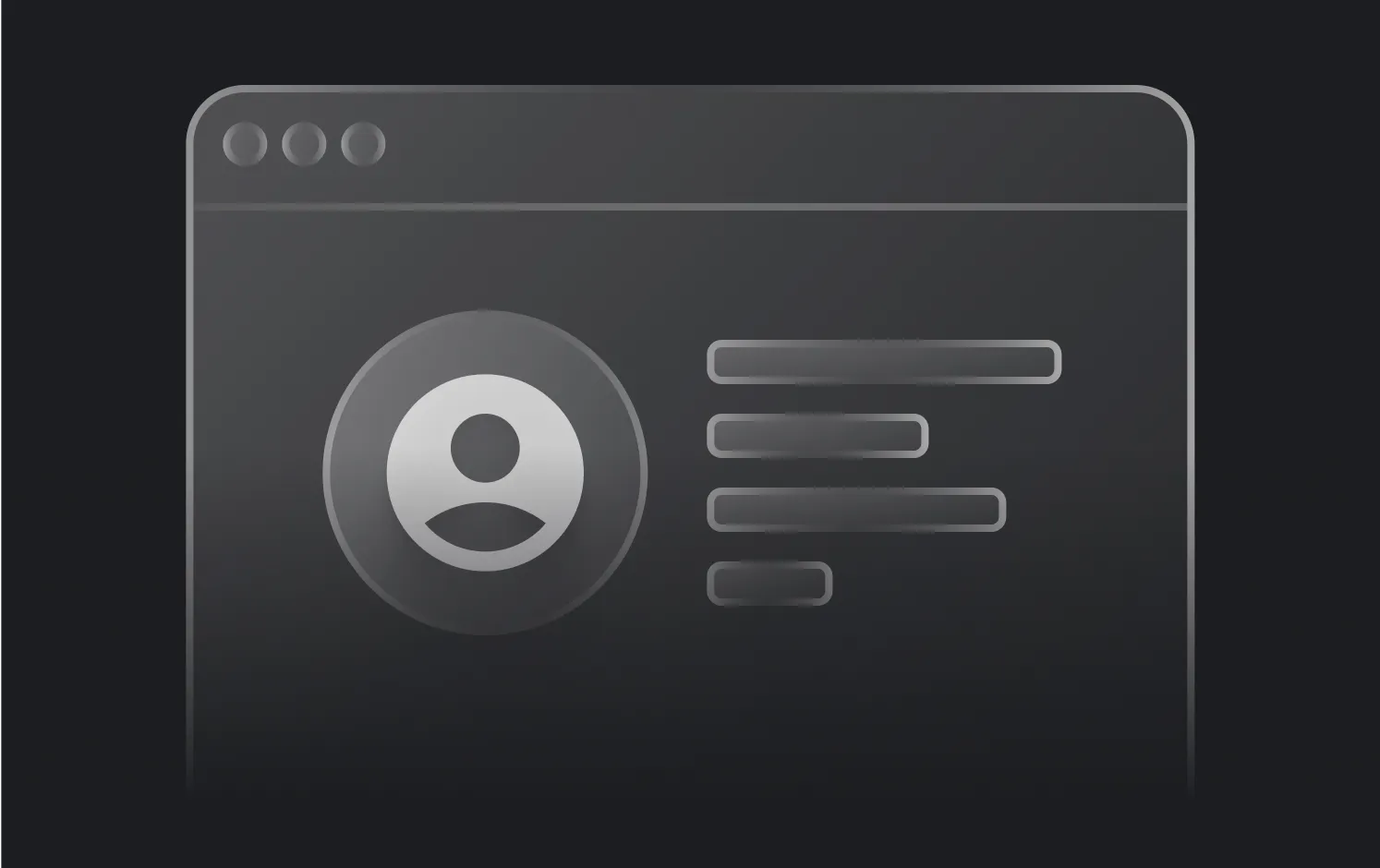 A computer screen with a button on it.